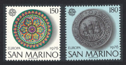 San Marino Europa Handicrafts 2v 1976 MNH SG#1060-1061 - Ungebraucht