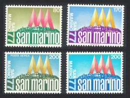 San Marino 'San Marino 77' Stamp Exhibition 4v 1977 MNH SG#1068-1071 - Unused Stamps