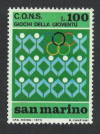 San Marino Youth Games 1973 MNH SG#963 - Unused Stamps