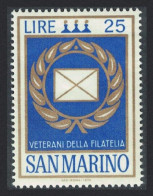 San Marino 'Veterans Of Philately' Award 1972 MNH SG#950 - Ungebraucht