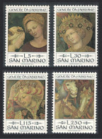 San Marino Christmas Altarpiece 'Adoration Of The Magi' 4v 1973 MNH SG#990-993 - Unused Stamps