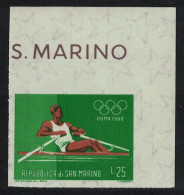 San Marino Rowing Olympic Games 1960 Imperf 1960 MNH SG#616-2 MI#677 - Unused Stamps