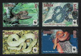 Samoa WWF Pacific Tree Boa Candoia Bibroni Snake 4v 2015 MNH SG#1321a-1324a - Samoa