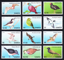 Samoa Birds And Bats 12v 2013 MNH SG#1241=1261 Sc#1142-1153 - Samoa
