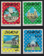 Samoa Christmas Samoan Churches 4v 1988 MNH SG#813-816 - Samoa (Staat)