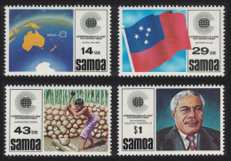 Samoa Flag Space Copra 4v 1983 MNH SG#634-637 - Samoa (Staat)