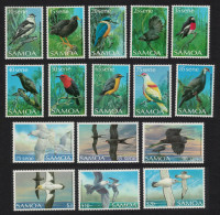 Samoa Definitives Birds 16v 1988 SG#788-803 Sc#725-740 - Samoa (Staat)