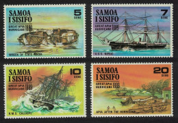 Samoa Apia Hurricane Ships 4v 1970 MNH SG#341-344 Sc#325-328 - Samoa