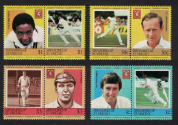 St. Vincent Gren Cricketers 8v 1984 MNH SG#291=303 - St.Vincent & Grenadines