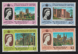 St. Vincent Gren Coronation British Cathedrals 4v 1978 MNH SG#130-133 - St.Vincent Und Die Grenadinen