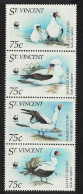 St. Vincent Birds WWF Masked Booby Strip Of 4v 1995 MNH SG#2882-2885 MI#3073-3076 Sc#2156 A-d - St.Vincent (1979-...)