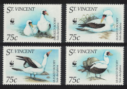 St. Vincent WWF Birds Masked Booby 4v 1995 MNH SG#2882-2885 MI#3073-3076 Sc#2156 A-d - St.Vincent (1979-...)