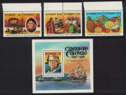 St. Vincent Discovery Of America By Columbus 6v+MS 1992 MNH SG#952-MS958 Sc#936-939 - St.Vincent (1979-...)