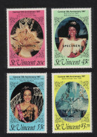 St. Vincent Tenth Anniversary Of Carnival 4v Specimen 1987 MNH SG#1066-1069 Sc#1001-1004 - St.Vincent (1979-...)