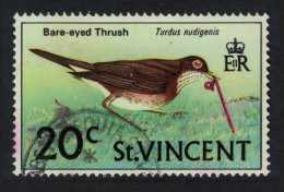 St. Vincent Bare-eyed Thrush Bird 20c. 1985 MNH SG#295 - St.Vincent (1979-...)