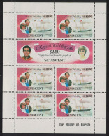 St. Vincent Charles And Diana Royal Wedding Sheetlet $2.50 1981 MNH SG#670b - St.Vincent (1979-...)