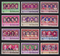 St. Vincent British Monarchs Silver Jubilee 12v 1977 MNH SG#502-513 - St.Vincent (...-1979)
