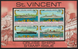 St. Vincent Cruise Ships MS 1974 MNH SG#MS391 - St.Vincent (...-1979)