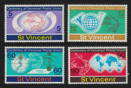 St. Vincent Centenary Of UPU 4v 1974 MNH SG#392-395 - St.Vincent (...-1979)