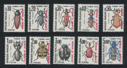 St. Pierre And Miquelon Beetles Insects Postage Due 10v 1986 MNH SG#D569-D578 - Nuevos