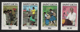 St. Lucia Duke Of Edinburgh Award Scheme 4v 1981 MNH SG#588-591 - St.Lucie (1979-...)