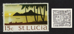 St. Lucia Pigeon Island 15c Ww12 Sideways 1970 MNH SG#283 - Ste Lucie (...-1978)