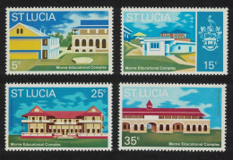 St. Lucia Morne Educational Complex 4v 1972 MNH SG#331-334 - Ste Lucie (...-1978)