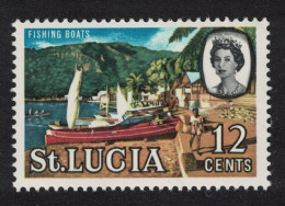 St. Lucia Fishing Boats 12c 1964 MNH SG#204 - St.Lucia (...-1978)