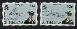 St. Helena Visit Of Prince Andrew 2v 1984 MNH SG#436-437 - Sainte-Hélène