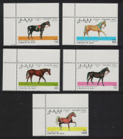Sahara Republic Racing Horses 5v Corners 1993 MNH - Other & Unclassified