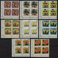 Rwanda Fungi Mushrooms 8v Corner Blocks Of 4 1980 MNH SG#988-995 - Ungebraucht