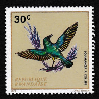 Rwanda Collared Sunbird Bird 30c 1972 MNH SG#470 - Ungebraucht