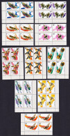 Rwanda Insects 10v Corner Blocks Of 4 1973 MNH SG#507-516 Sc#495-505 - Unused Stamps