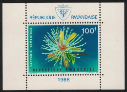 Rwanda Flowers MS 1966 MNH SG#MS158 - Unused Stamps
