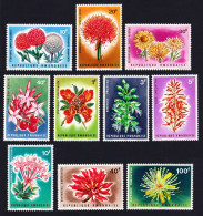 Rwanda Flowers Aloe 10v 1966 MNH SG#148-157 - Unused Stamps