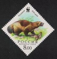 Russia WWF Wolverine With Prey Animals Fauna 2004 MNH SG#7289 MI#1199 Sc#6857b - Neufs