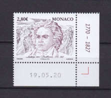 MONACO 2020 TIMBRE N°3236 NEUF** BEETHOVEN - Neufs