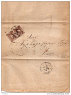 1901   LETTERA CON ANNULLO CARCERI PADOVA - Marcophilia