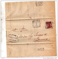 1896   LETTERA CON ANNULLO FONTANIVA PADOVA - Storia Postale