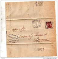 1896   LETTERA CON ANNULLO FONTANIVA PADOVA - Marcofilie