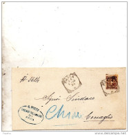 1900  LETTERA CON ANNULLO PAVIA - Marcophilia