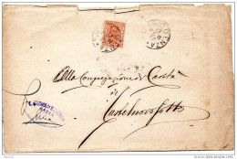 1897  LETTERA CON ANNULLO S. ILARIO D'ENZA  REGGIO EMILIA - Poststempel