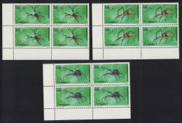 Somalia Spiders Corner Block Of 4 2002 MNH MI#991-993 - Somalia (1960-...)