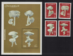 Somalia Mushrooms 4v+MS 2002 MNH MI#962-965 - Somalia (1960-...)