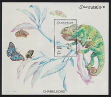 Somalia Chameleons Butterflies MS 2001 MNH MI#Block 78 - Somalie (1960-...)