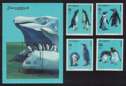 Somalia Penguins Birds 4v+MS 2001 MNH MI#868-871+Block 77 - Somalia (1960-...)