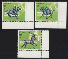 Somalia Polo Horses Corners 2001 MNH MI#920-922 - Somalie (1960-...)