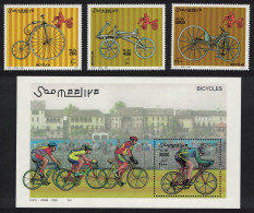 Somalia Bicycles 3v+MS 2000 MNH MI#819-821+Block 68 - Somalia (1960-...)