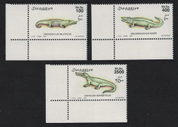 Somalia Crocodiles Corners 2000 MNH MI#839-841 - Somalie (1960-...)