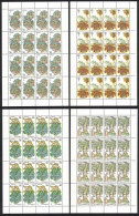 Somalia Coelenterates Anemones Cnidarias Sheets 2000 MNH MI#798-801 - Somalia (1960-...)